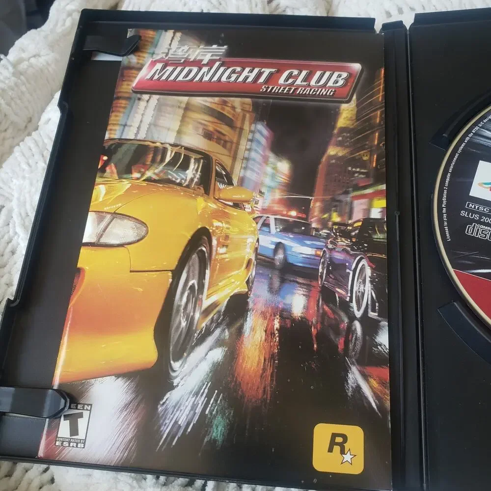 Midnight‎ Club Street Racing PS2 w/ Manual. Very Good